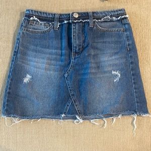 Denim Mini Skirt
